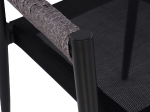 ΠΟΛΥΘΡΟΝΑ ΑΛΟΥΜΙΝΙΟΥ RAINA ΓΚΡΙ HM5299.02 ΜΕ ROUND WICKER ΑΝΟΙΧΤΟ ΓΚΡΙ 56x55x76Υεκ.