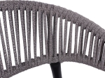 ΠΟΛΥΘΡΟΝΑ ΑΛΟΥΜΙΝΙΟΥ RAINA ΓΚΡΙ HM5299.02 ΜΕ ROUND WICKER ΑΝΟΙΧΤΟ ΓΚΡΙ 56x55x76Υεκ.