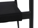 ΠΟΛΥΘΡΟΝΑ ΑΛΟΥΜΙΝΙΟΥ RAINA ΓΚΡΙ HM5299.02 ΜΕ ROUND WICKER ΑΝΟΙΧΤΟ ΓΚΡΙ 56x55x76Υεκ.