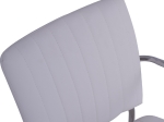 ΚΑΡΕΚΛΑ QUESTA ΜΕ ΜΠΡΑΤΣΑ HM1070.02 ΛΕΥΚΗ 56,5x59x85 cm