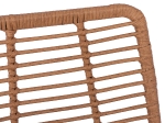 ΣΚΑΜΠΟ ΜΕΤΑΛΛΙΚΟ ΜΕ ΜΑΞΙΛΑΡΙ ALLEGRA HM5455 ΜΕ WICKER ΜΠΕΖ 46,5x55x117,5Υ εκ.