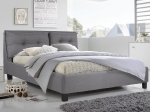 ΚΡΕΒΑΤΙ BILLIE 160x200 εκ. ΜΕ ΥΦΑΣΜΑ ΓΚΡΙ HM551.05
