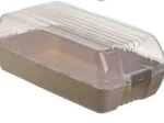 Inart Θηκη Ανδρικων Παπουτσιων Pl Γκρι 35X19X13