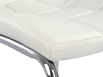 ΚΑΡΕΚΛΑ ΚΟΥΖΙΝΑΣ CAREY HM0175.11 ΛΕΥΚΟ PU ΜΕ ΜΕΤΑΛΛΙΚΟ ΣΚΕΛΕΤΟ 43x64x100 εκ.