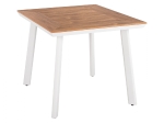 ΤΡΑΠΕΖΙ ΑΛΟΥΜΙΝΙΟΥ TABER ΛΕΥΚΟ ΜΕ ΕΠΙΦΑΝΕΙΑ POLYWOOD HM5563.01 80x80x73Υ ΕΚ.