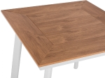 ΤΡΑΠΕΖΙ ΑΛΟΥΜΙΝΙΟΥ TABER ΛΕΥΚΟ ΜΕ ΕΠΙΦΑΝΕΙΑ POLYWOOD HM5563.01 80x80x73Υ ΕΚ.