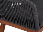 ΚΑΝΑΠΕΣ 2ΘΕΣΙΟΣ HM5550.01 ΑΛΟΥΜΙΝΙΟΥ BAMBOO LOOK ΜΕ ΣΧΟΙΝΙ ΓΚΡΙ 122x60x89Υ εκ.