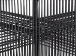 ΚΑΝΑΠΕΣ 2ΘΕΣΙΟΣ HM5550.01 ΑΛΟΥΜΙΝΙΟΥ BAMBOO LOOK ΜΕ ΣΧΟΙΝΙ ΓΚΡΙ 122x60x89Υ εκ.