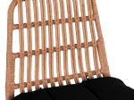 ΣΚΑΜΠΟ ΜΕΣΑΙΟΥ ΥΨΟΥΣ ALLEGRA HM5643 ΜΕΤΑΛΛΙΚΟ ΜΕ WICKER ΣΕ ΜΠΕΖ ΑΠΟΧΡΩΣΗ 54Χ58Χ98εκ.