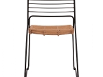 ΚΑΡΕΚΛΑ ΜΕΤΑΛΛΙΚΗ ALLEGRA HM5694 ΜΕ WICKER ΜΠΕΖ 51x54x83Υ εκ.
