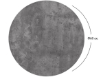 ΕΠΙΦΑΝΕΙΑ ΤΡΑΠΕΖΙΟΥ HPL Φ60x1,2 CEMENT HM5735.02