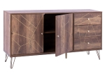ΜΠΟΥΦΕΣ KAITLYN HM8650 ΚΑΡΥΔΙ ΜΕ ΧΡΥΣΟ 150x39,5x81Y εκ.