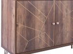 ΜΠΟΥΦΕΣ KAITLYN HM8650 ΚΑΡΥΔΙ ΜΕ ΧΡΥΣΟ 150x39,5x81Y εκ.