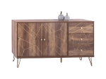 ΜΠΟΥΦΕΣ KAITLYN HM8650 ΚΑΡΥΔΙ ΜΕ ΧΡΥΣΟ 150x39,5x81Y εκ.