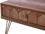 ΤΡΑΠΕΖΙ ΣΑΛΟΝΙΟΥ PHILIPPA HM8672 ΚΑΡΥΔΙ ΜΕ ΧΡΥΣΟ 110x55x42Υ εκ.