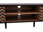 ΕΠΙΠΛΟ TV CHARLEEN HM8667 ΜΑΥΡΟ ΜΕ ΦΥΣΙΚΟ 120x40x40Υ εκ.
