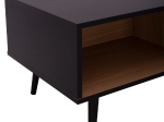 ΤΡΑΠΕΖΙ ΣΑΛΟΝΙΟΥ CHARLEEN HM8668 ΜΑΥΡΟ ΜΕ ΦΥΣΙΚΟ 100x50x40,5Υ εκ.