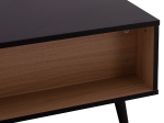 ΤΡΑΠΕΖΙ ΣΑΛΟΝΙΟΥ CHARLEEN HM8668 ΜΑΥΡΟ ΜΕ ΦΥΣΙΚΟ 100x50x40,5Υ εκ.