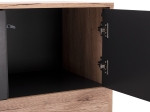 ΒΙΒΛΙΟΘΗΚΗ MARGARIT HM8678 ΓΚΡΙ ΜΕ ΦΥΣΙΚΟ 78x39x130Υ εκ.