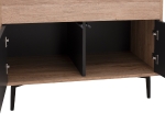 ΒΙΒΛΙΟΘΗΚΗ MARGARIT HM8678 ΓΚΡΙ ΜΕ ΦΥΣΙΚΟ 78x39x130Υ εκ.