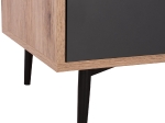 ΒΙΒΛΙΟΘΗΚΗ MARGARIT HM8678 ΓΚΡΙ ΜΕ ΦΥΣΙΚΟ 78x39x130Υ εκ.