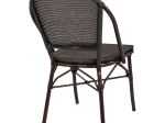 ΚΑΡΕΚΛΑ PRETORIA ΜΕΤΑΛΛΙΚΗ BAMBOO LOOK ΚΑΦΕ HM5718 54x62x89 εκ.
