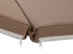 ΜΑΞΙΛΑΡΙ ΞΑΠΛΩΣΤΡΑΣ TEXTILENE 600gr/m2 2X1 SIFNOS ΜΟΚΑ HM11234.04T 196(117+1+78)x58x6 εκ.