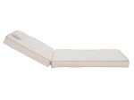 ΜΑΞΙΛΑΡΙ ΞΑΠΛΩΣΤΡΑΣ TEXTILENE 600gr/m2 2X1 SIFNOS ΜΠΕΖ HM11237.60T 194x70x11εκ.