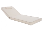 ΜΑΞΙΛΑΡΙ ΞΑΠΛΩΣΤΡΑΣ TEXTILENE 600gr/m2 2X1 SIFNOS ΜΠΕΖ HM11237.60T 194x70x11εκ.