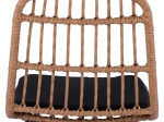 ΚΑΡΕΚΛΑ ΜΕΤΑΛΛΙΚΗ GAIDEN ΜΕ ΜΑΞΙΛΑΡΙ HM5705 ΜΕ WICKER ΜΠΕΖ 47Χ50Χ85Υ εκ.