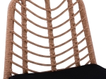 ΣΚΑΜΠΟ ΜΕΤΑΛΛΙΚΟ GAVIN HM5706 ΜΕ WICKER ΜΠΕΖ 47Χ59Χ111Υ εκ.