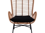ΠΟΛΥΘΡΟΝΑ ΜΕΤΑΛΛΙΚΗ CONAL ΜΕ ΜΑΞΙΛΑΡΙ HM5704 ΜΕ WICKER ΜΠΕΖ 71Χ76Χ95Υ εκ.