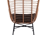 ΠΟΛΥΘΡΟΝΑ ΜΕΤΑΛΛΙΚΗ CONAL ΜΕ ΜΑΞΙΛΑΡΙ HM5704 ΜΕ WICKER ΜΠΕΖ 71Χ76Χ95Υ εκ.