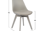 ΣΕΤ ΤΡΑΠΕΖΑΡΙΑΣ 5 ΤΜΧ ΤΡΑΠΕΖΙ 120x80x73 cm MINIMAL ΜΕ ΚΑΡΕΚΛΕΣ ΠΟΛΥΠΡΟΠΥΛΕΝΙΟΥ ΓΚΡΙ HM11329.10