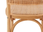 ΚΑΡΕΚΛΑ ΞΥΛΙΝΗ LIBERTY ΜΕ ΠΛΕΞΗ RATTAN ΣΕ ΦΥΣΙΚΗ ΑΠΟΧΡΩΣΗ HM8752.01 49x54x89 εκ.