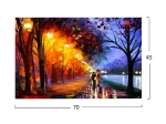 ΠΙΝΑΚΑΣ ΤΥΠΟΥ ALLEY BY THE LAKE HM7193.04 70X45X3 εκ.