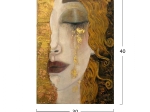 ΠΙΝΑΚΑΣ ΚΑΜΒΑΣ GOLDEN TEARS HM7195.03 30X3X40 εκ.