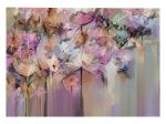 ΠΙΝΑΚΑΣ ΚΑΜΒΑΣ PASTEL FLOWERS HM7197.03 100X3X70 εκ.