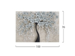 ΠΙΝΑΚΑΣ ΚΑΜΒΑΣ BLOSSOM TREE HM7197.04 100X3X70 εκ.