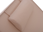 ΜΑΞΙΛΑΡΙ ΞΑΠΛΩΣΤΡΑΣ POLYESTER CHIOS ΜΠΕΖ HM11236.01P 196(117+1+78)x58x9εκ.