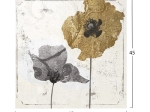 ΠΙΝΑΚΑΣ ΚΑΜΒΑΣ GOLDEN FLOWER HM7199.02 45x45x3 εκ.