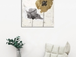 ΠΙΝΑΚΑΣ ΚΑΜΒΑΣ GOLDEN FLOWER HM7199.02 45x45x3 εκ.