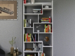 ΒΙΒΛΙΟΘΗΚΗ GRETEL ΛΕΥΚΗ 90x22x182 εκ. HM8865.01