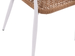 ΠΟΛΥΘΡΟΝΑ ΑΛΟΥΜΙΝΙΟΥ EULO ΛΕΥΚΗ ΜΕ ΣΥΝΘΕΤΙΚΟ RATTAN ΜΠΕΖ HM5783.02 56x60x78Y εκ.