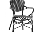 ΠΟΛΥΘΡΟΝΑ ΑΛΟΥΜΙΝΙΟΥ BAMBOO LOOK ΜΕ ΜΑΥΡΟ ΛΕΥΚΟ WICKER HM5793.02 56X63X96Y εκ.