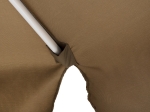 ΟΜΠΡΕΛΑ ΚΡΕΜΑΣΤΗ Φ300x240cm. NOBLE HM6008.02 ΣΤΡΟΓΓΥΛΗ ΣΕ ΒΑΣΗ ΜΕ 4 ΠΟΔΙΑ ΜΟΚΑ ΛΕΥΚΟ