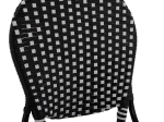 ΚΑΡΕΚΛΑ ΑΛΟΥΜΙΝΙΟΥ BAMBOO LOOK ΜΕ WICKER ΜΑΥΡΟ ΛΕΥΚΟ HM5792.02 46x60x96 εκ.