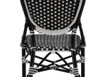 ΚΑΡΕΚΛΑ ΑΛΟΥΜΙΝΙΟΥ BAMBOO LOOK ΜΕ WICKER ΜΑΥΡΟ ΛΕΥΚΟ HM5792.02 46x60x96 εκ.