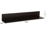 ΣΥΝΘΕΣΗ ΤΗΛΕΟΡΑΣΗΣ JAZMIN HM2255.01 WENGE 181x29,5x145 εκ.