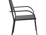 ΠΟΛΥΘΡΟΝΑ ΑΛΟΥΜΙΝΙΟΥ PRESLEY ΓΚΡΙ HM5765.01 TEXTILINE ΓΚΡΙ 57x58x88 εκ.